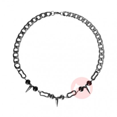 Helpushine Hot sale stainless steel necklace new hip hop punk trend necklace wholesale