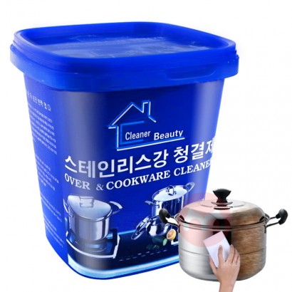 woaili Stainless steel cleaning paste household kitchen oily wash pot bottom black scale to remove dirt