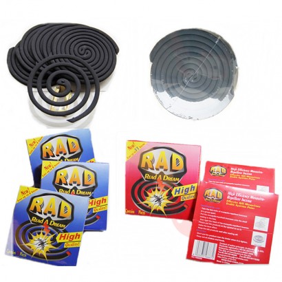 RAD Manufacture High Effective Eco-friendly Black Mosquito Coil Manufacturers Mosquito Repellent Incense