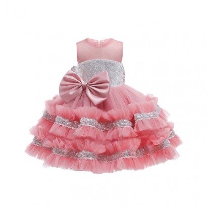 LZH Christmas Girl Dresses Kids Birthday Party Gown Toddlers Girls Wedding Pageant Princess Dress
