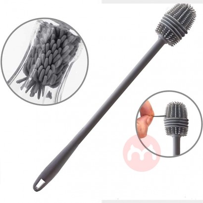 Beisite Silicone Bottle Cleaning Brush with Long Handle Ideal for Glass and Bottles cleaner