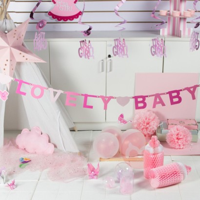 SUNBEAUTY WHOLESALE BABY SHOWER IT'S A GIRL PARTY DECORATION