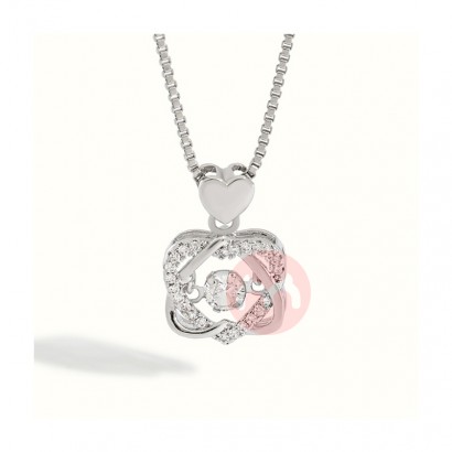 Necklace Wholesale Hot Sale Double Heart Necklace Mother's Day Gift Necklace for Women