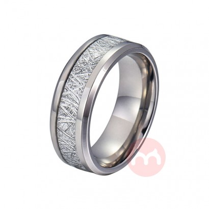Simple Retro Titanium Steel Rings Unisex Fashion Ring Men's Stainless Steel Ring