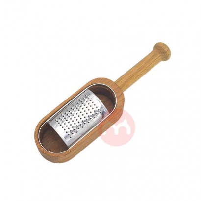 Food Grade Stainless Steel Chocolate Vegetable Slicer Truffle Shaver Blades Plates Container Cheese Grater in Wooden Box