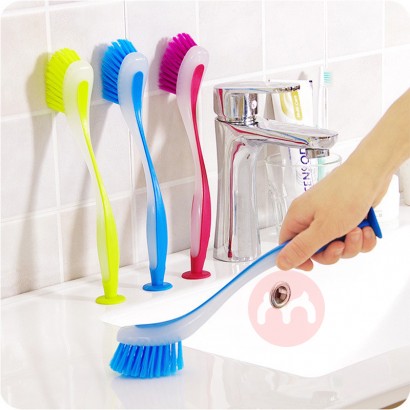 OEM Scrubbing Brushes with Suction Cup Multiple Use Cleaning Scrub Brush