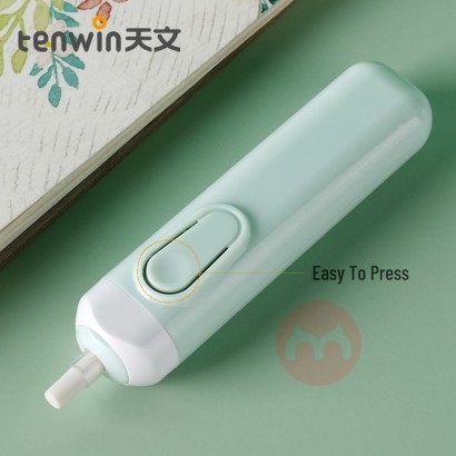 Tenwin Printed Electric Battery Powered Eraser Pen With Eraser Refills