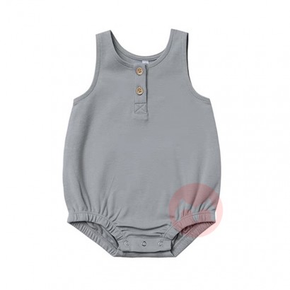 JINXI Comfortable simple casual baby boy sleeveless jumpsuit