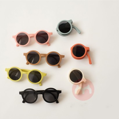 Children's Sunglasses foldable Sunglasses Boys' summer UV protection sunglasses baby Sunglasses trendy girls