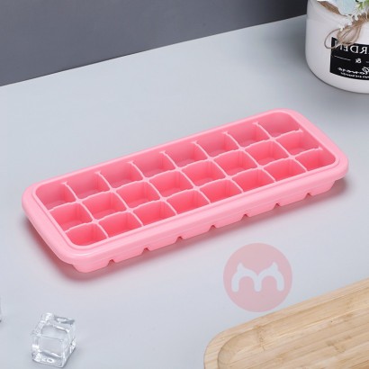 Silica gel ice lattice tray ice block mold with cover