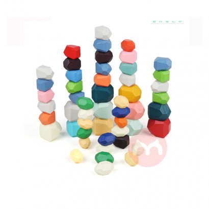 Haolu  Wooden Baby Milestone building blocks