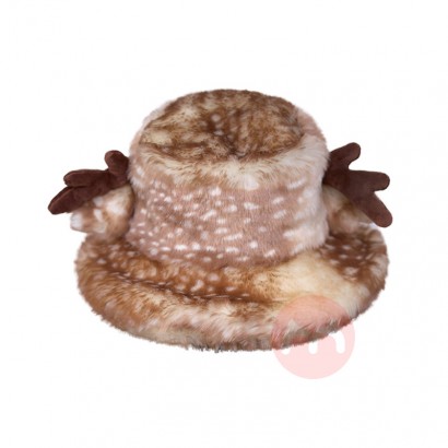 YIWU HAOHAO Custom design winter warm outdoor fluffy fluffy artificial fur basin cap Christmas fisherman bucket cap