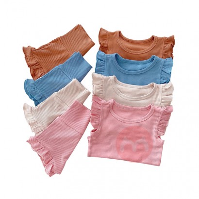 JINXI Ribbed cotton with flowing sleeves for children