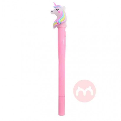 [4 sets]QS Cartoon Unicorn luminous personality writing neutral pen light pen