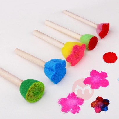 Doodle tool roller sponge brush painting children DIY