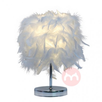 Wedding decoration personalized Bedroom Table feather lamp