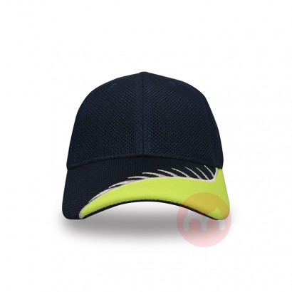 UMOK High quality curved brim 3D embroidery Logo Mesh buckle back suede pickup hat