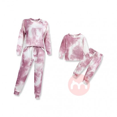 JINXI Tie-dye lady comfortable mom and I parent-child outfit