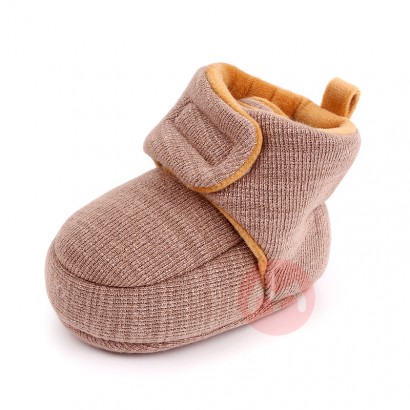 OEM Winter warm cotton soft-soled walking kids shoes