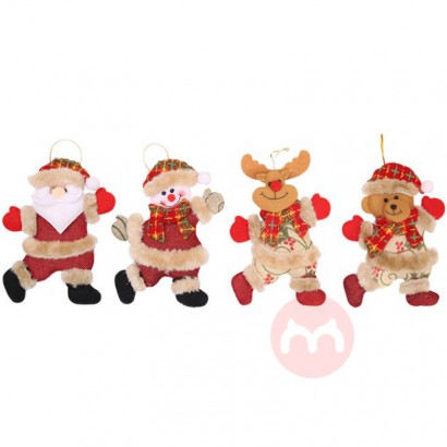 [3 sets] Christmas tree accessories Christmas doll