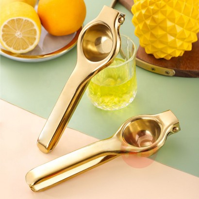 Metal citrus lemon squeezer hand manual stainless steel fruit juicer kitchen tools with free box