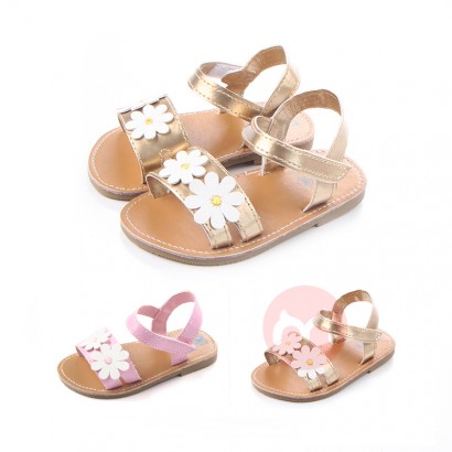 OEM Summer flower baby sandals kids shoes