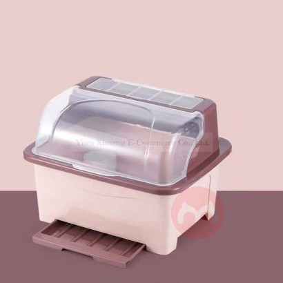 OEM Plastic storage box cover for kitchen bowls and chopsticks