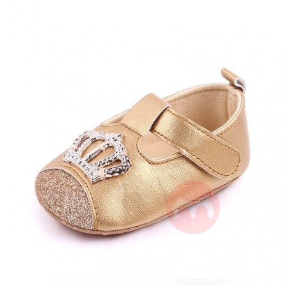 OEM Gold Crown Princess Fashion Baby Girl Party kids shoes