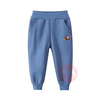 27kids Children's trousers breathable sport casual boys' fleece trousers