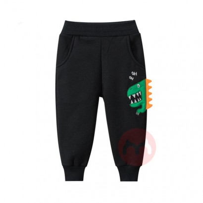 27kids Cute Dinosaur Casual Boy Pants Spring and autumn cartoon pants