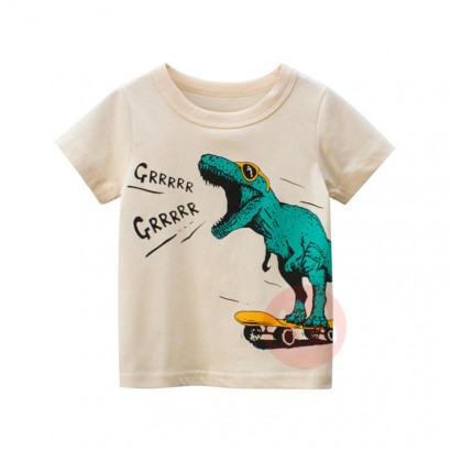 27kids Soft and comfortable dinosaur print t-shirt for children