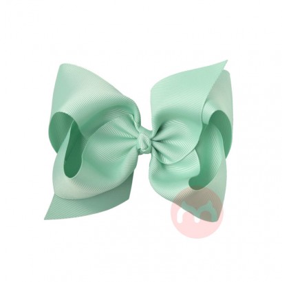 Three pack Color ribbon bow hair clip