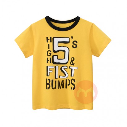 27kids Cotton knit cartoon t-shirt for baby boys