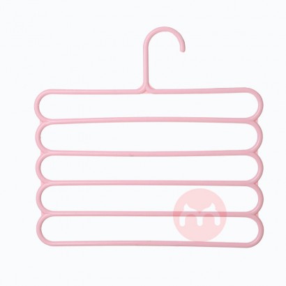 Household plastic multi functional trousers multi layer belt hangers