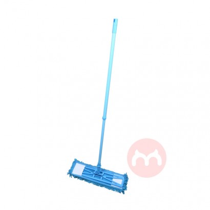 Adjustable rotary chenille microfiber mop