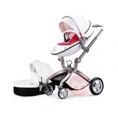 JTCP Pu egg-shaped baby stroller with high landscape fashion