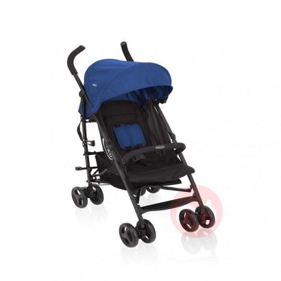 Graco light blue baby stroller for small trips