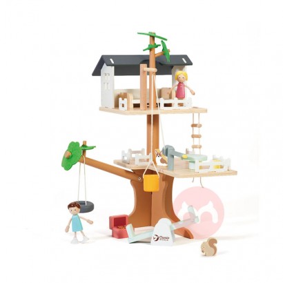 Classic World wooden treehouse dolls