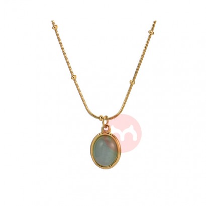 Simple Opal pendant choker necklace...