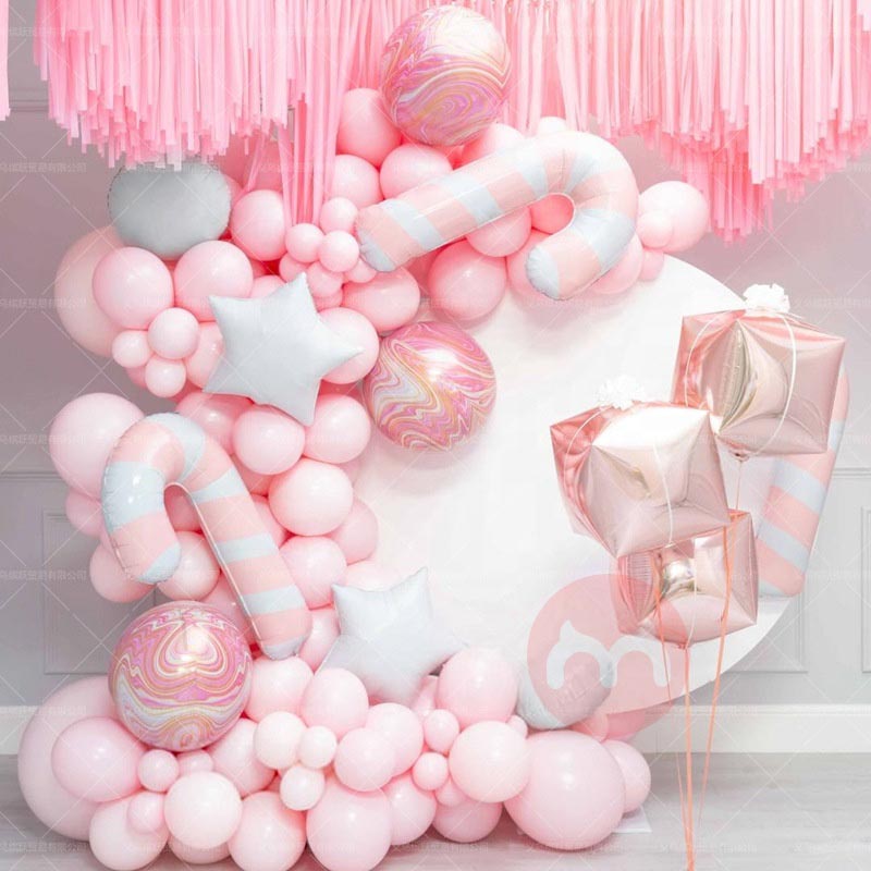 Nice Pink Balloon Arch Garland Kit ...