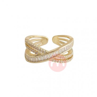 Luxury Ring Simple Design Zircon Ri...