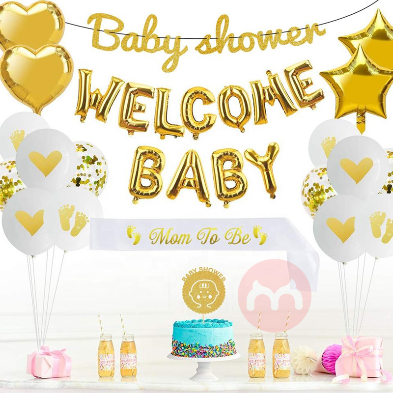PAFU Neutral Baby Shower Decoration...