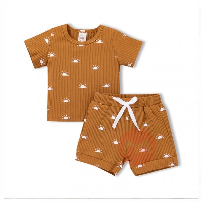 JINXI Ribbed cotton suit for soft b...