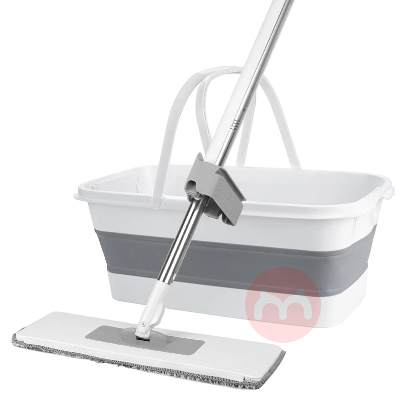 Wanben Flat mop bucket wash free ha...