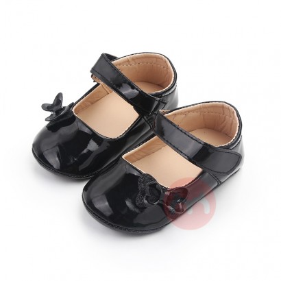 OEM Spring and autumn bow soft-sole...