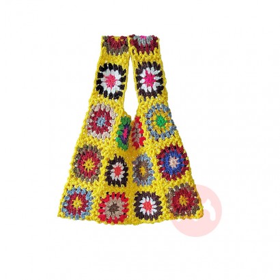 Colorful fashion flower crocheted h...