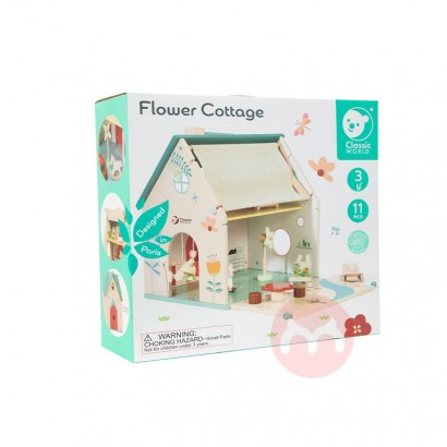 Classic World wooden house dolls wi...