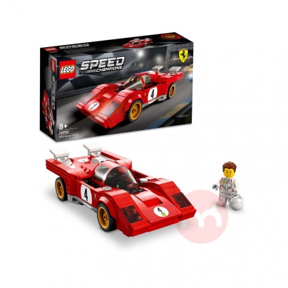 LEGO  Speed Champion 1970 Ferrari model