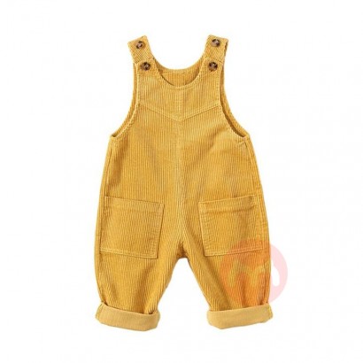 OEM Corduroy baby girl jumpsuit