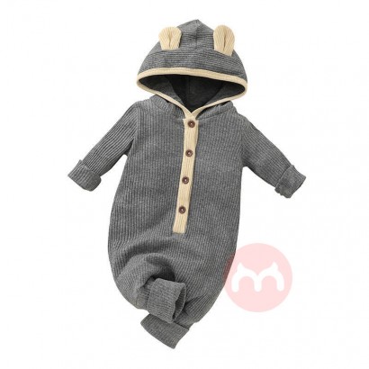 Mommyhome Ribbed hoodie long sleeve...